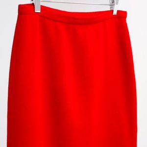 Dennis Merotto Crepe Wool Skirt